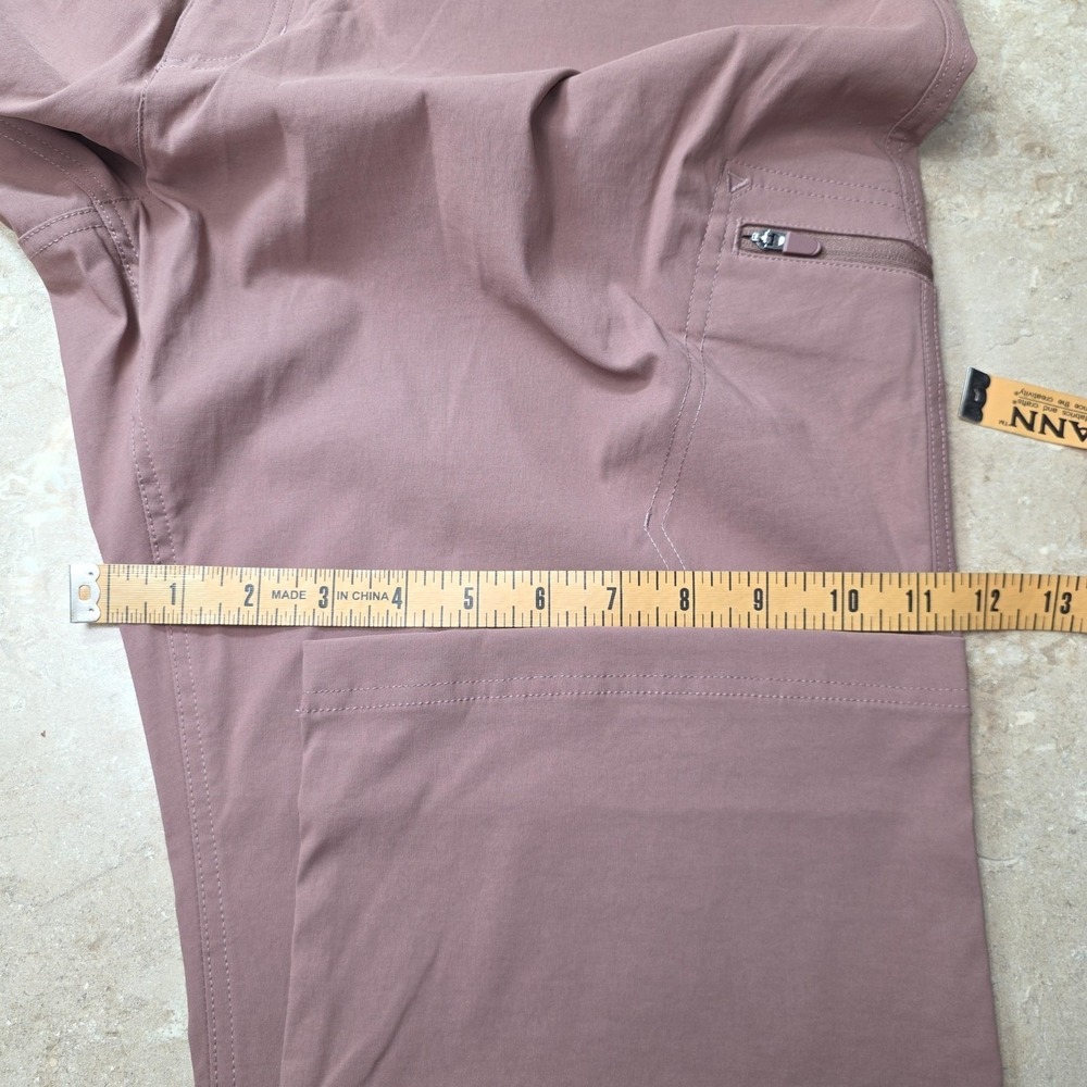 Eddie Bauer Pants Womens 18 Pink First Ascent Cargo Hiking Stretch Nylon Outdoor - Picture 13 of 15
